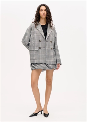 Binea blazer jakke Black And White Check Baum Und Pferdgarten 